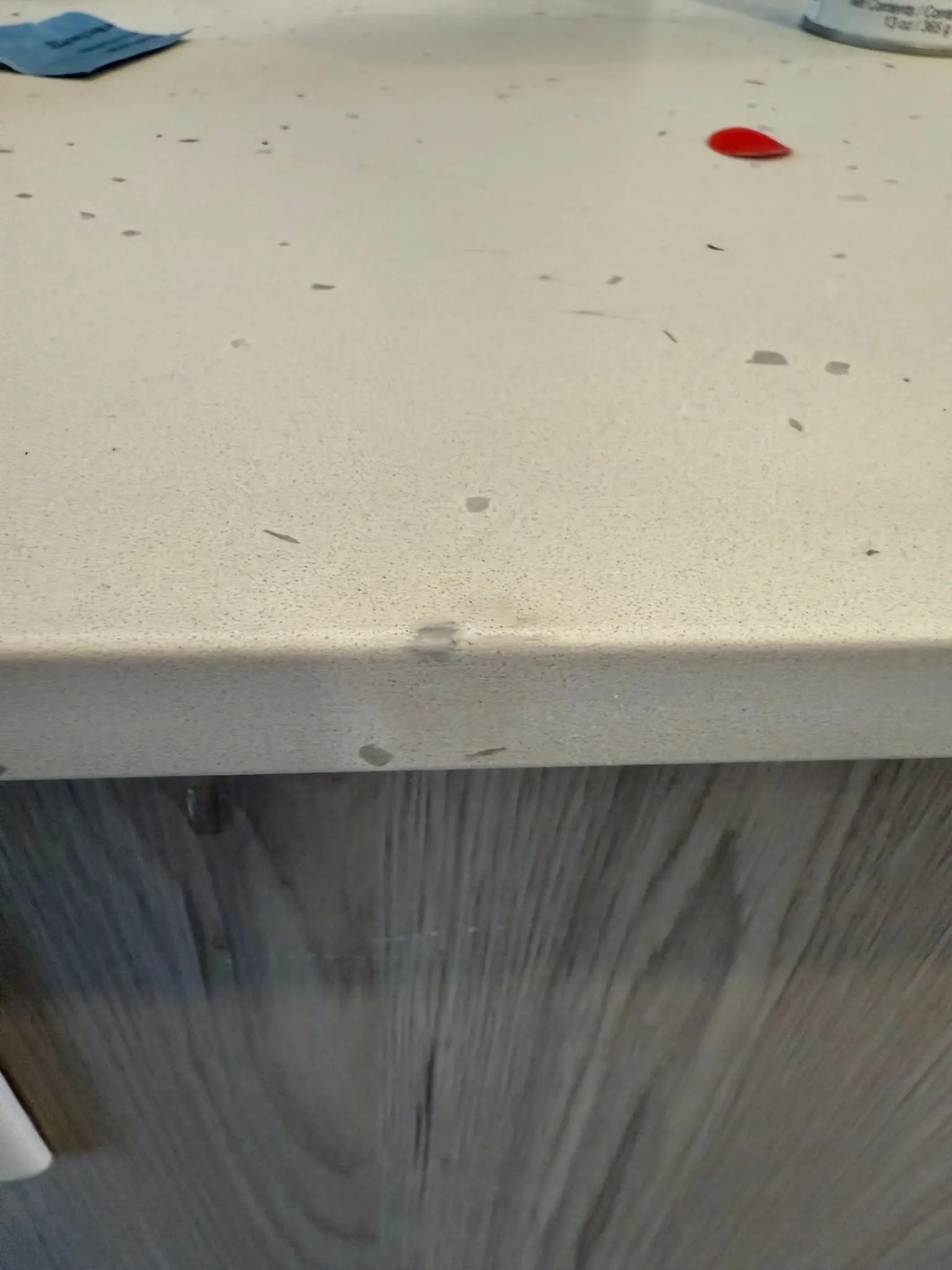 Marble floor crack after repair