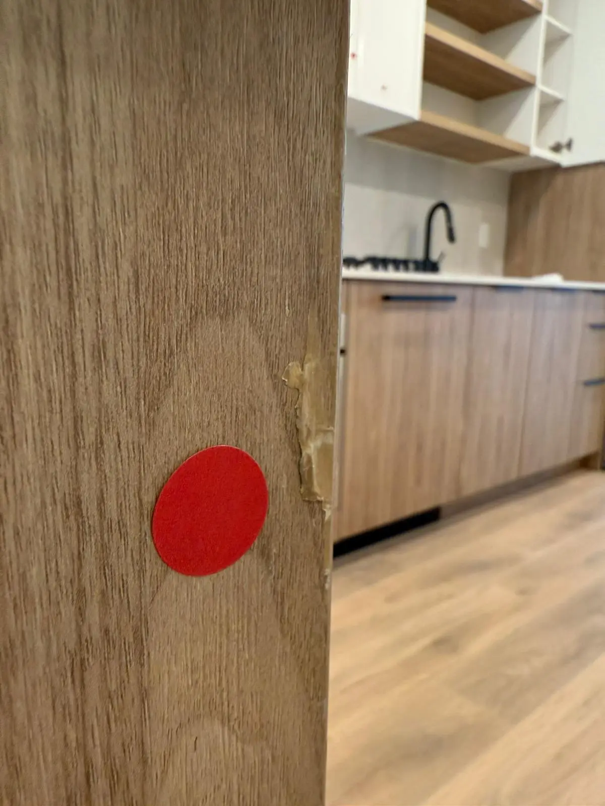 Wood Floor Scratch Before